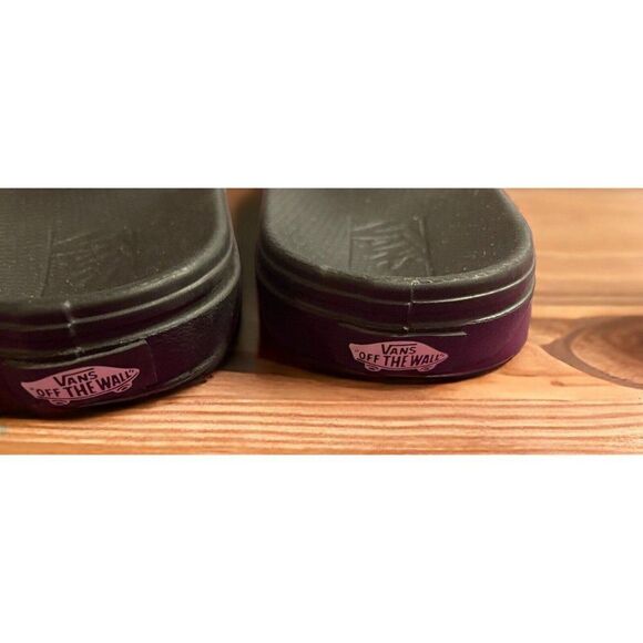 Vans Rainbow Check Multicolor Slip On Slide Sandals-Sz Missy 6 - Picture 7 of 7